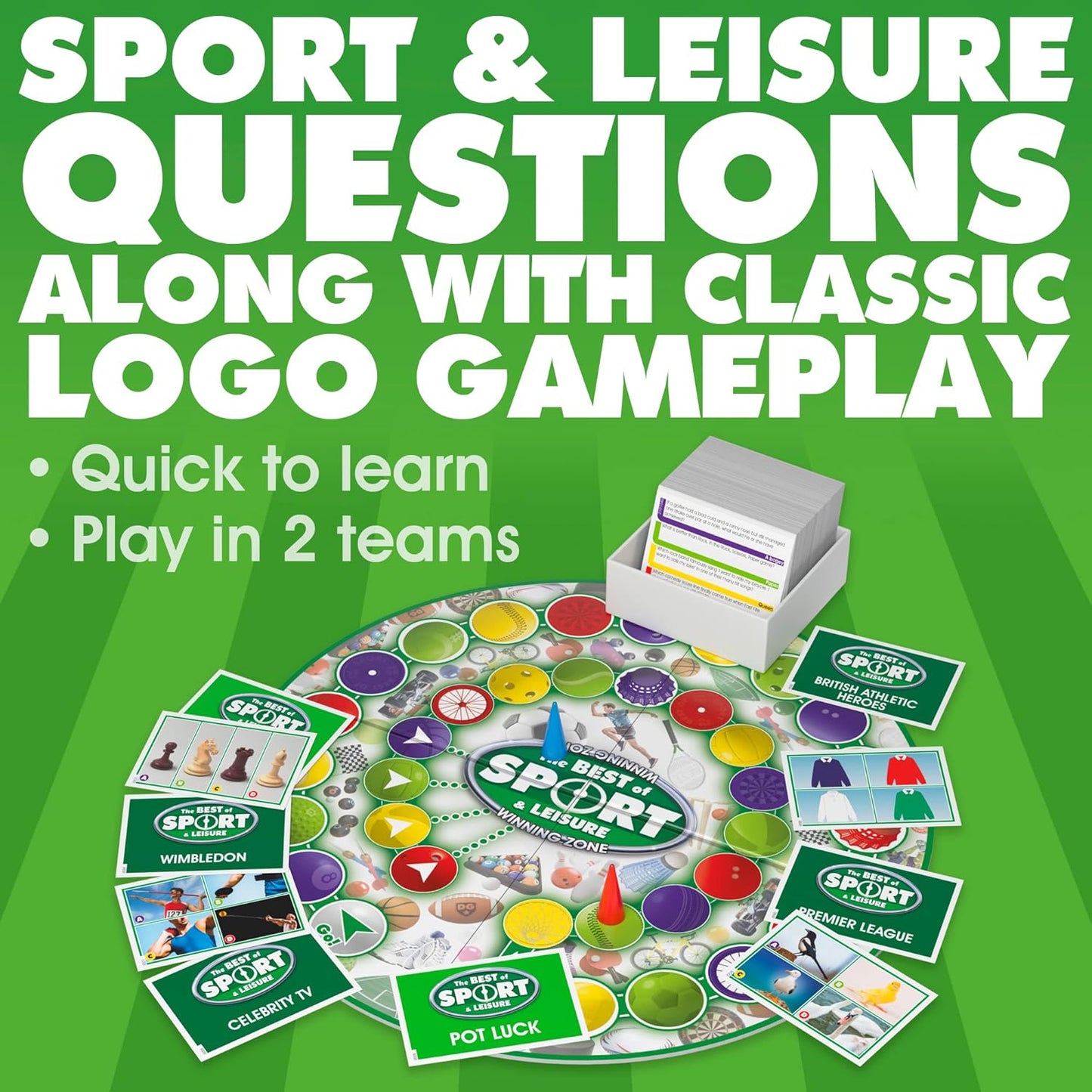 Drumond Park Logo Best Of Sport & Leisure Fun Family Board Game Quiz