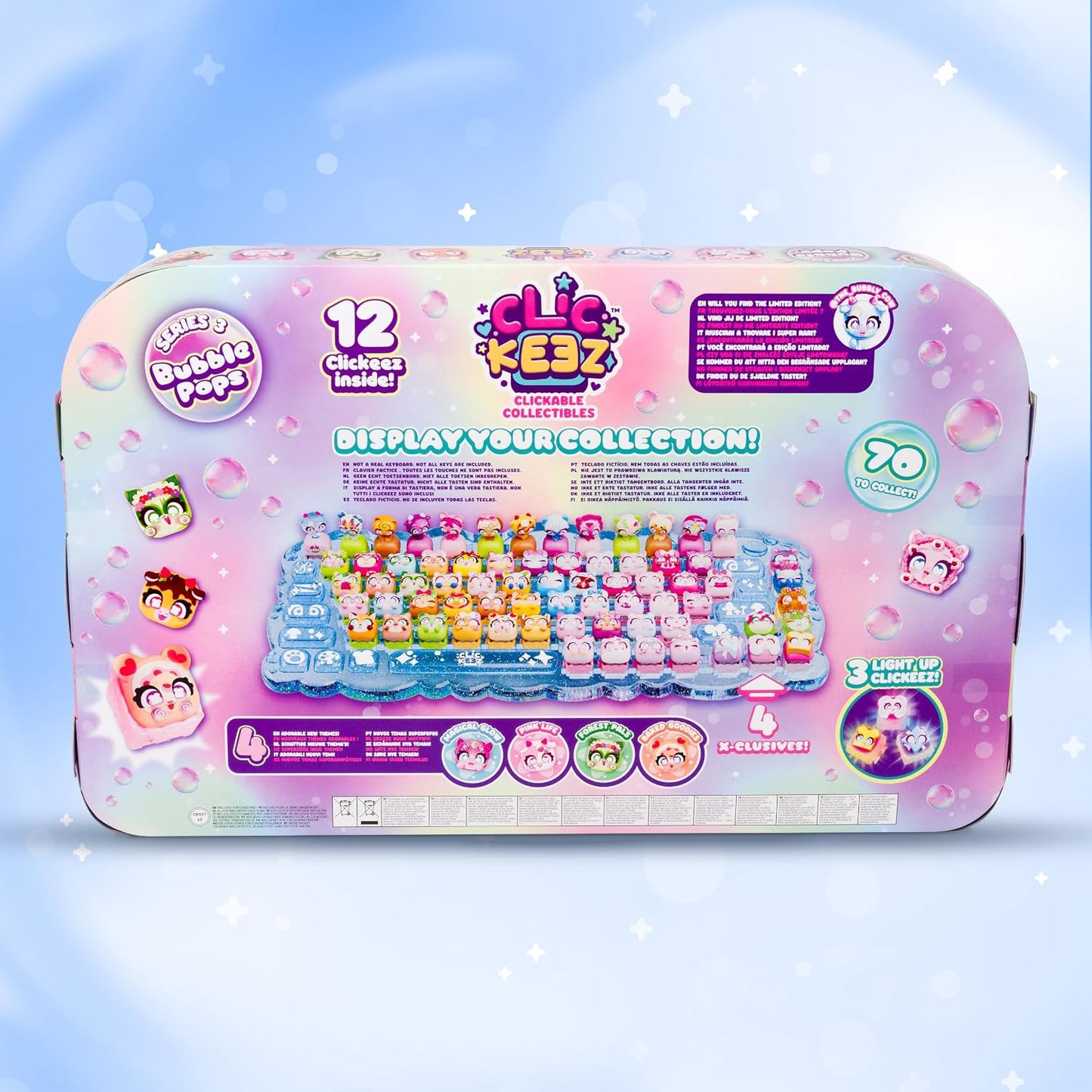 Clickeez Keyboard Mega Pack - Series 3 (Bubble Pops)