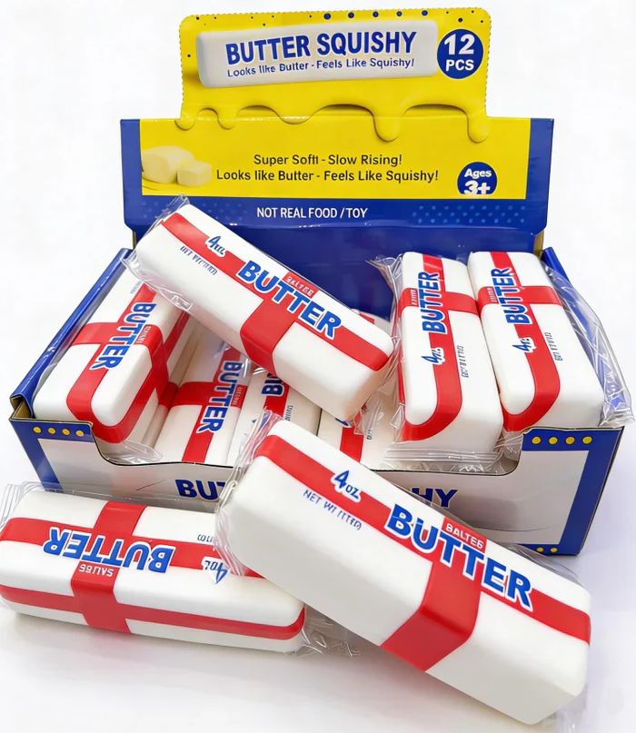 England Flag - Butter Squishy, Soft Butter Squishies Stress Relief Toy - Single Pack