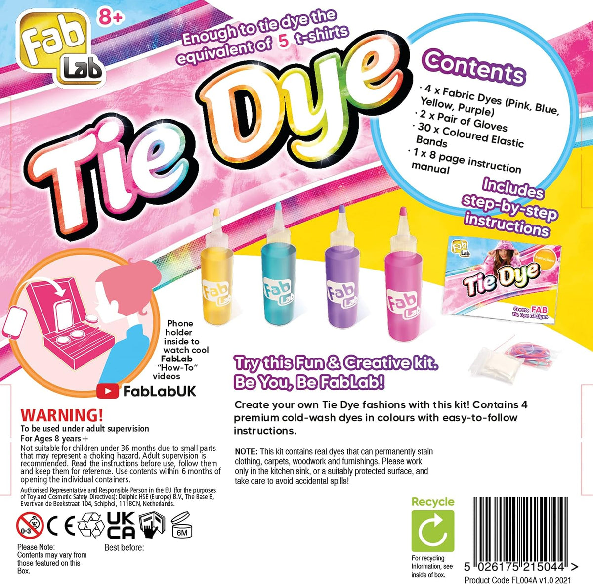FabLab: Tie Dye Kit