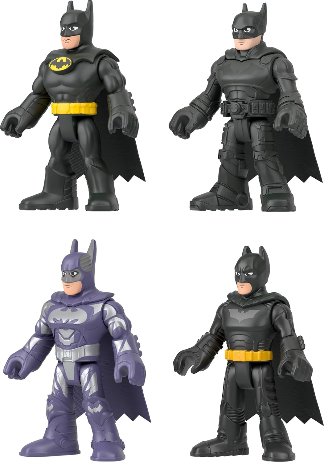 Fisher-Price Imaginext DC Super Friends Batman Toys 85th Anniversary 4 Pack