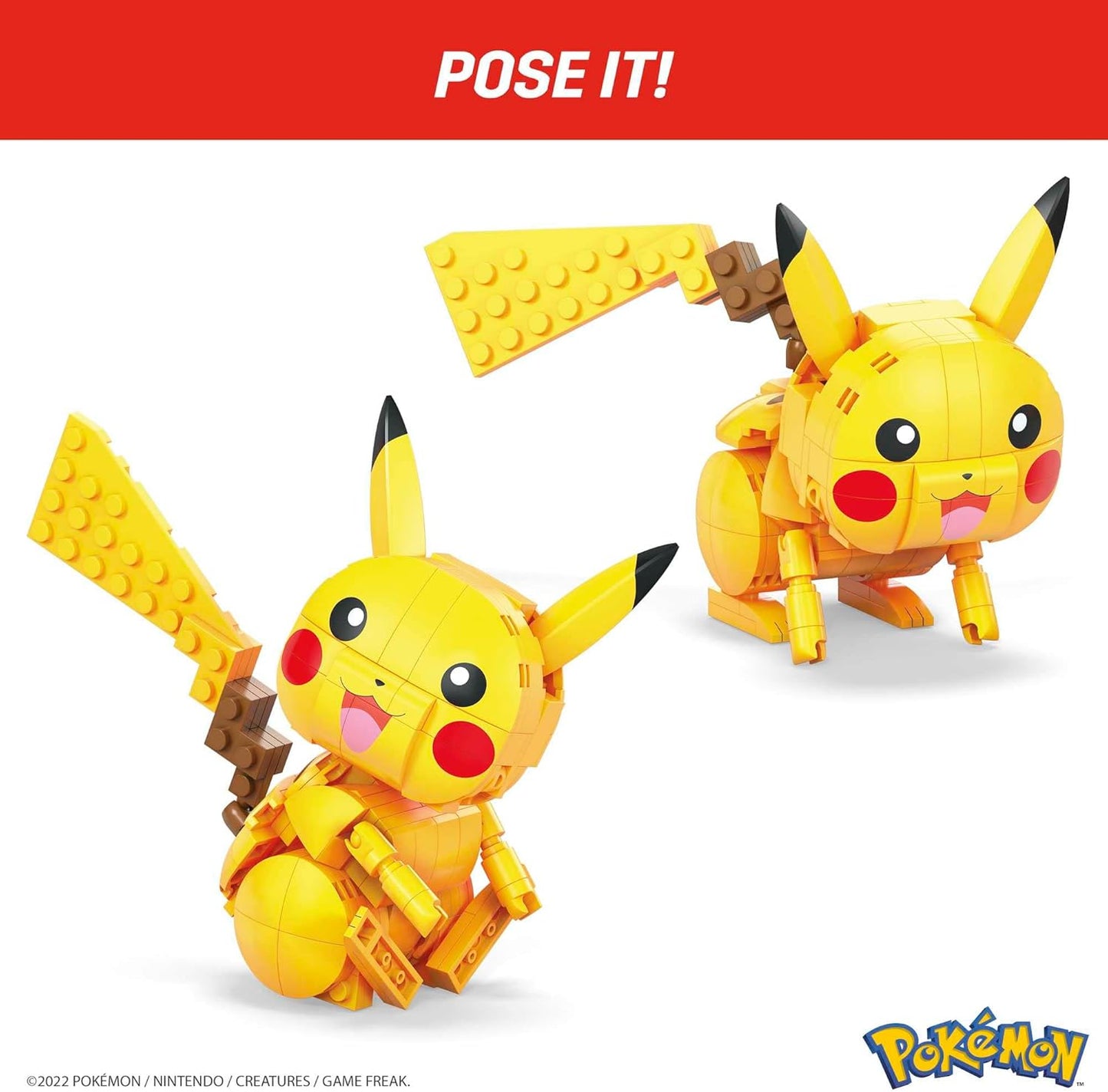 MEGA Pokémon Pikachu Interlocking Blocks Building Set - GMD31