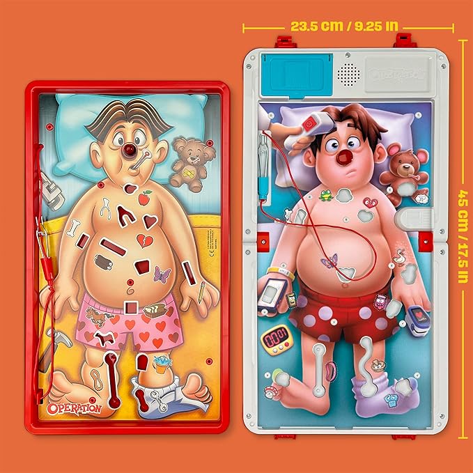Operation: Electronic Board Game with All-in-One Carrying Case