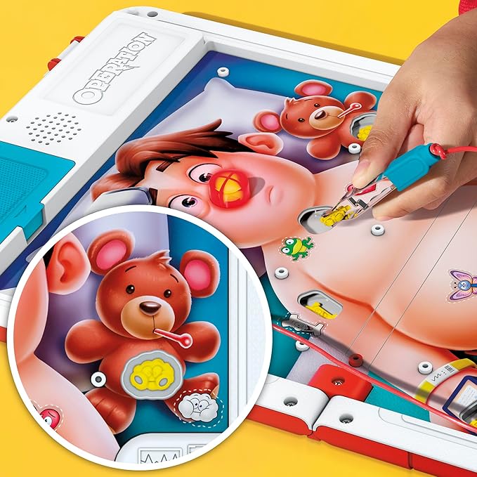 Operation: Electronic Board Game with All-in-One Carrying Case
