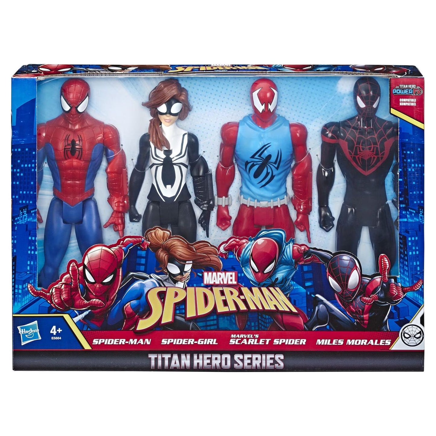 Hasbro Marvel Spider-Man: Titan Hero Series Action Figure 4-Pack