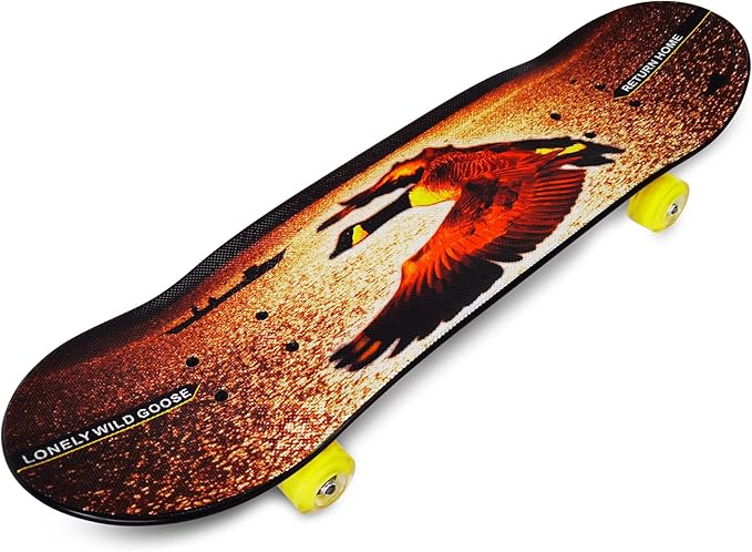HGL OzBozz SKATEBOARD-28 INCH Deck-Dramatic Plastic Skateboard (Random)