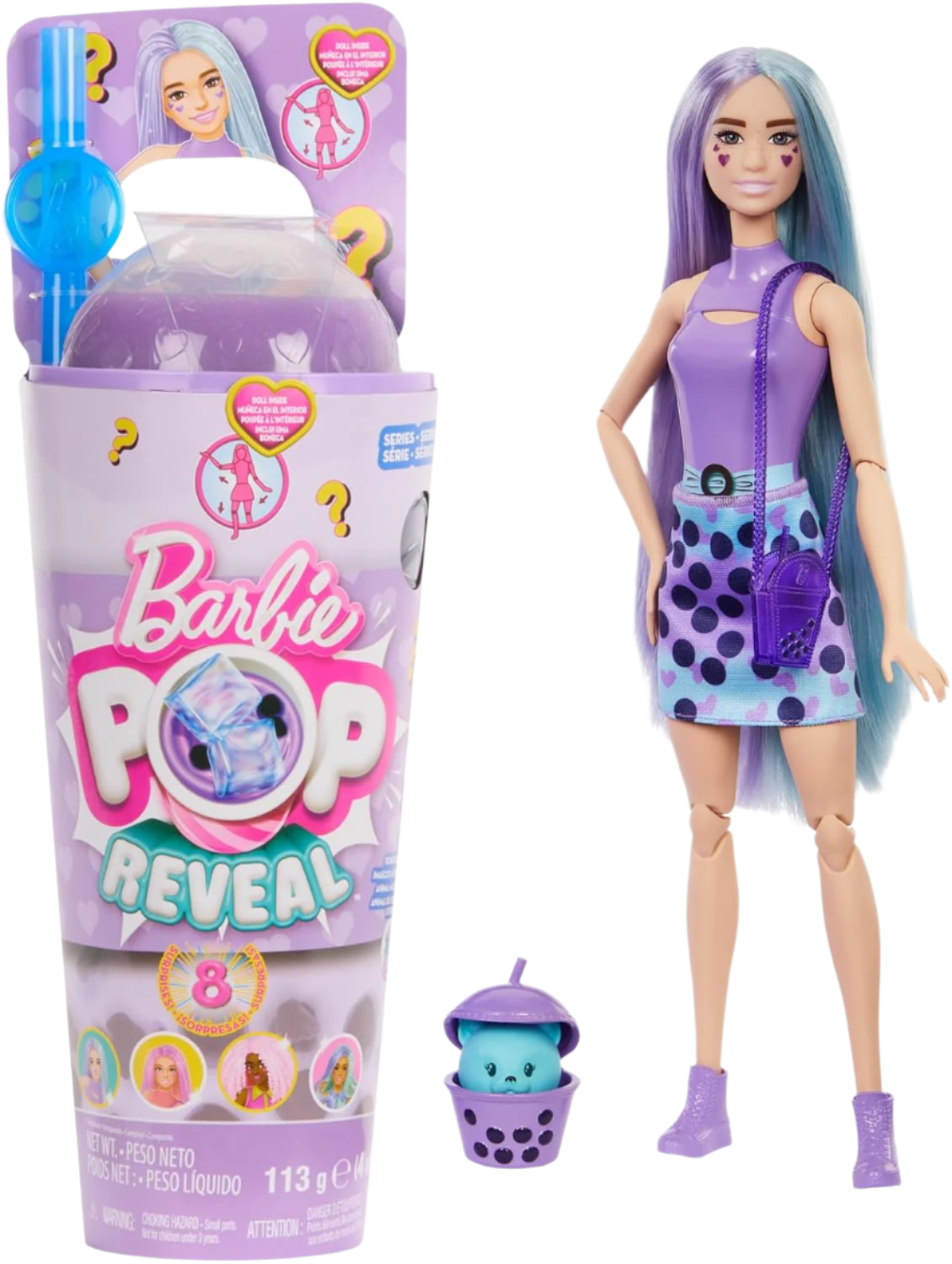 Barbie Pop Reveal Bubble Tea Series Doll Accessories with