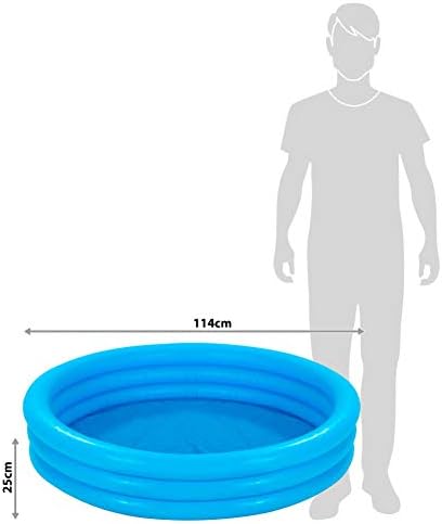 Intex Crystal Blue Three Ring Inflatable Paddling Pool