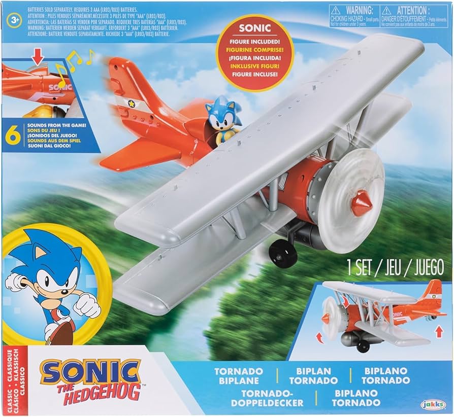 Sonic The Hedgehog: Tornado Biplane Playset