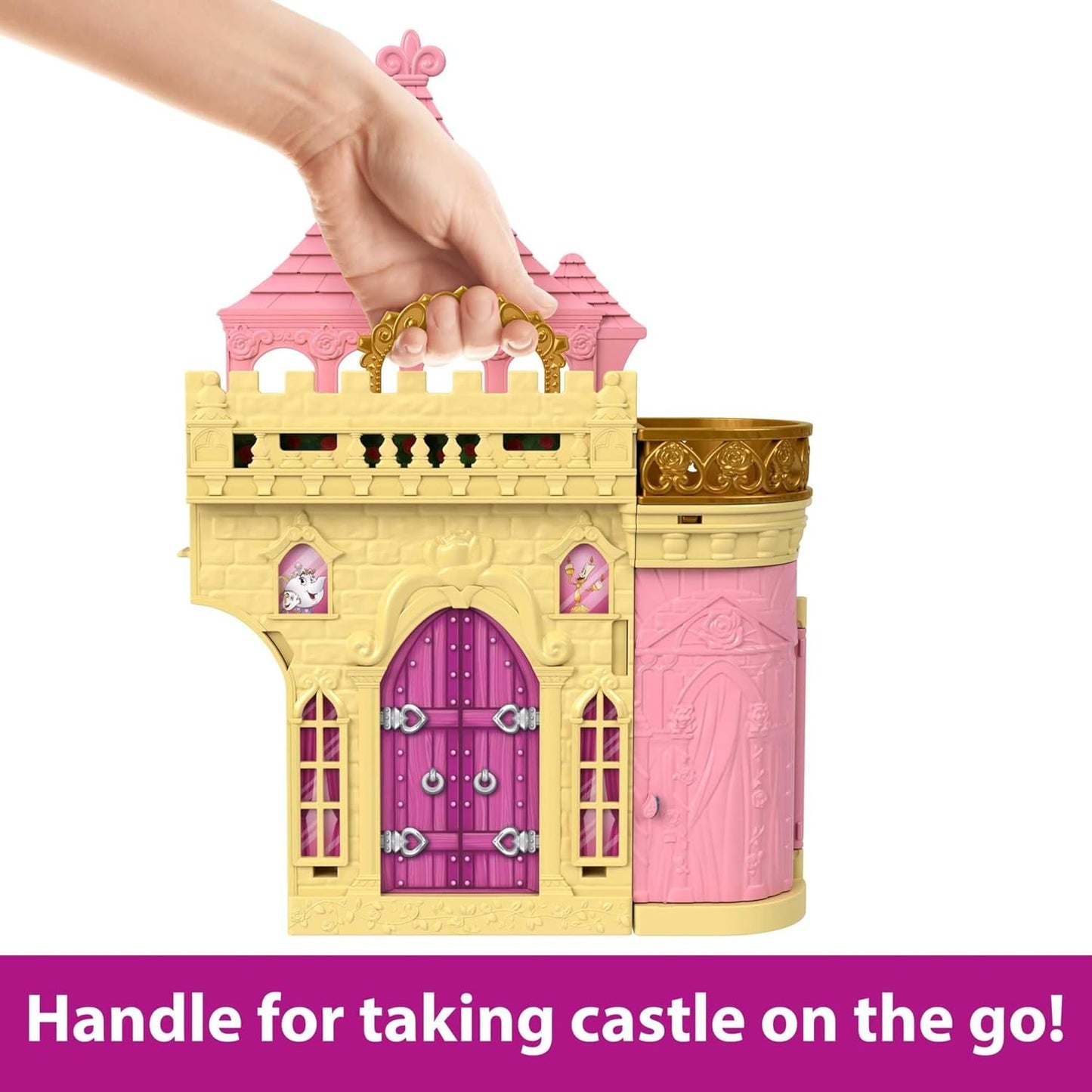 Mattel Disney Princess Toys, Storytime Stackers Belle's Castle (JDP54)