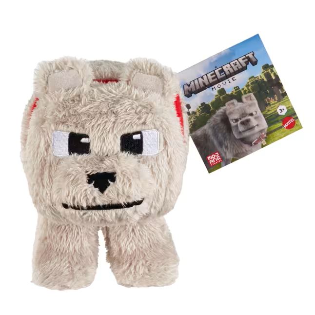 Minecraft: Dennis The Wolf Plush 8-inch
