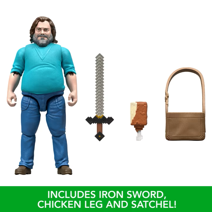 Minecraft: Steve Action Figure & Accessories (4-Inch)