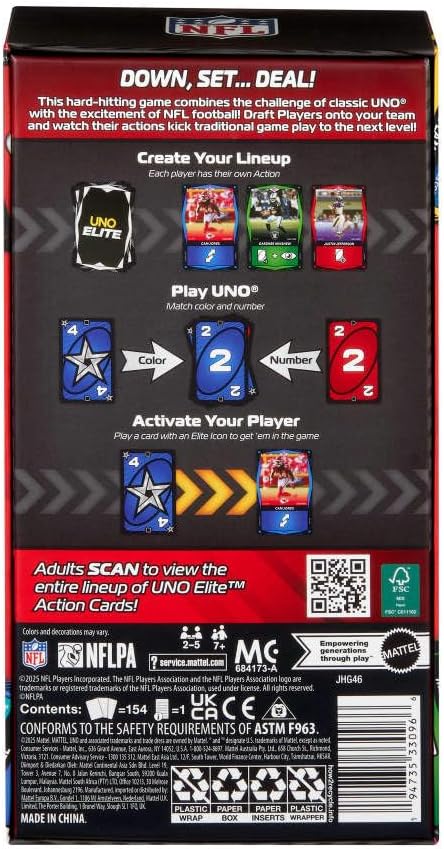 UNO Elite NFL 2025 Core Edition Starter Pack (Mainline)