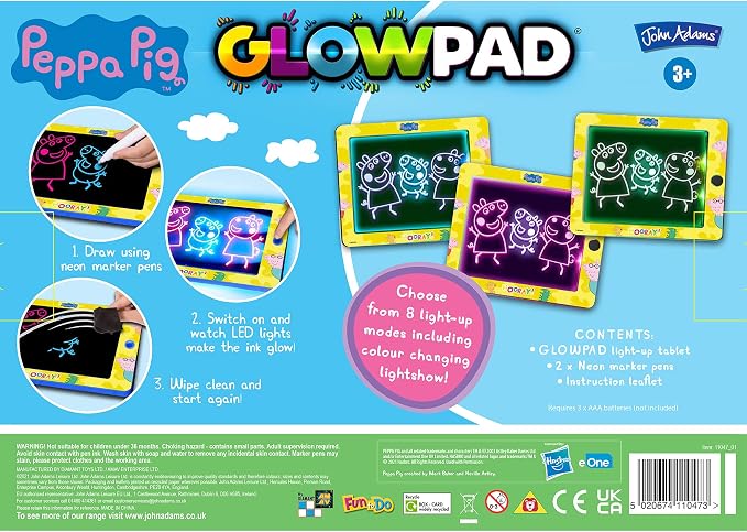 Peppa Pig GLOWPAD Light-Up Drawing Pad