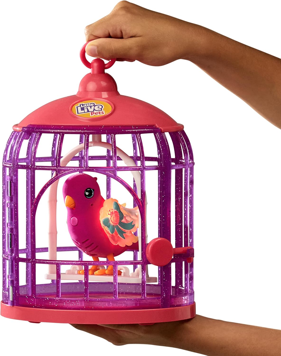 Little Live Pets - Lil' Bird & Bird Cage, New Light Up Wings