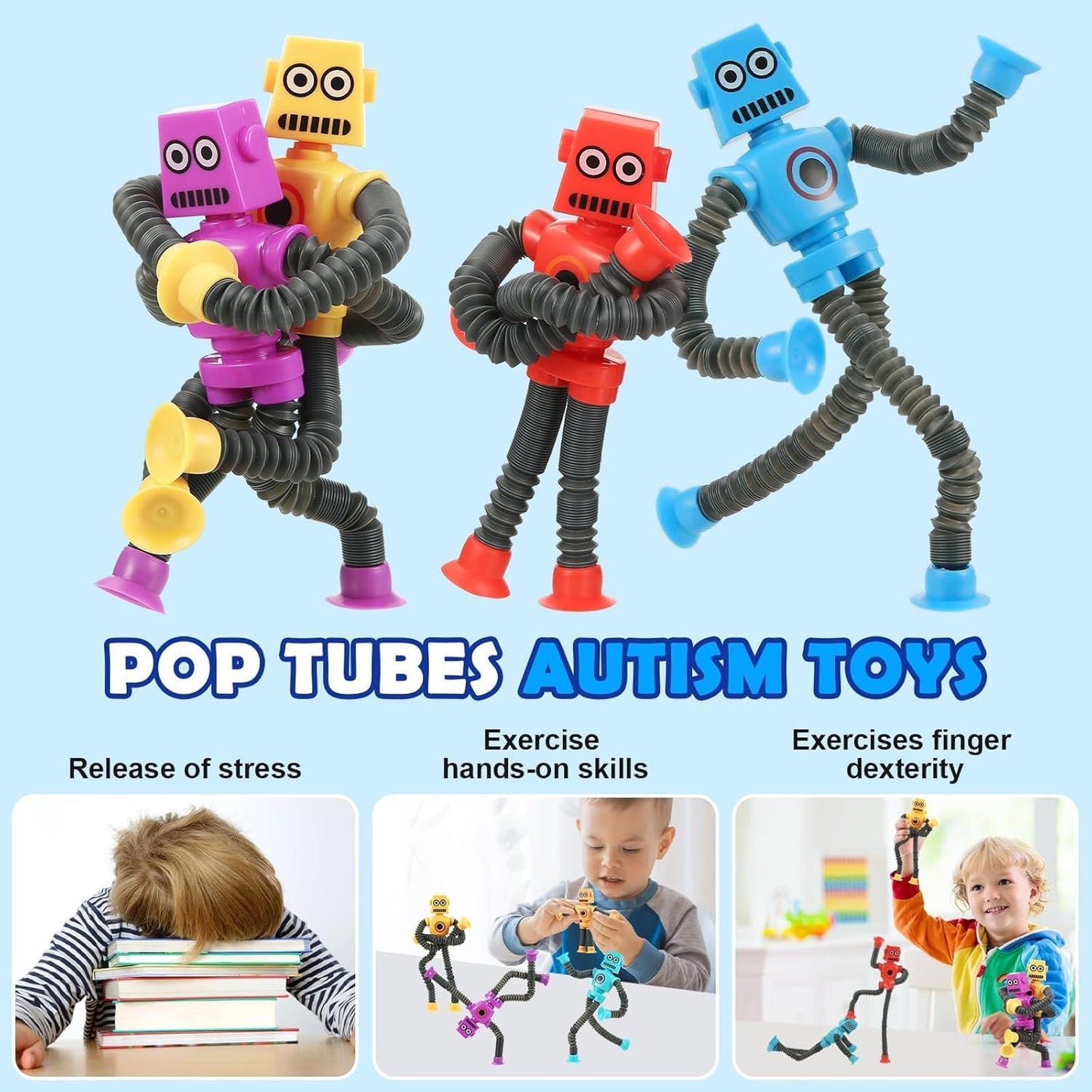 Light Up Robot Extending Limbs