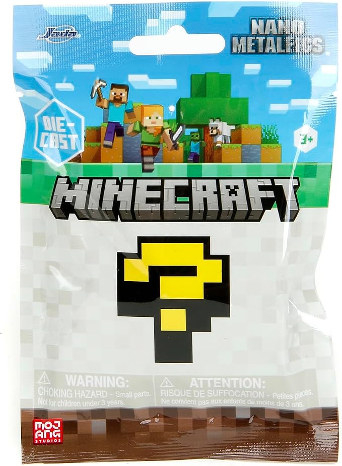 Minecraft Die-Cast Nano Metal Minifigures