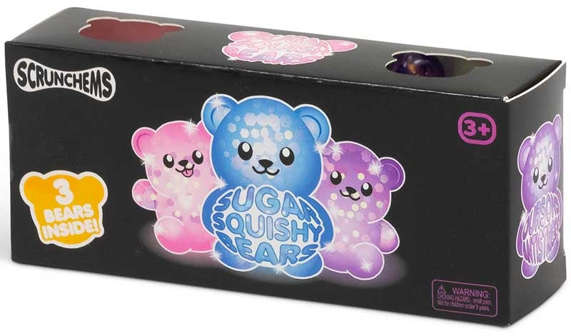 Scrunchems: Sugar Squishy Bears, 3-Pack
