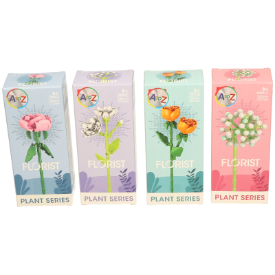 Buildable Brick Flower - 1 Single (Random)