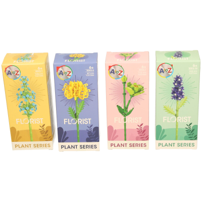 Buildable Brick Flower - 1 Single (Random)
