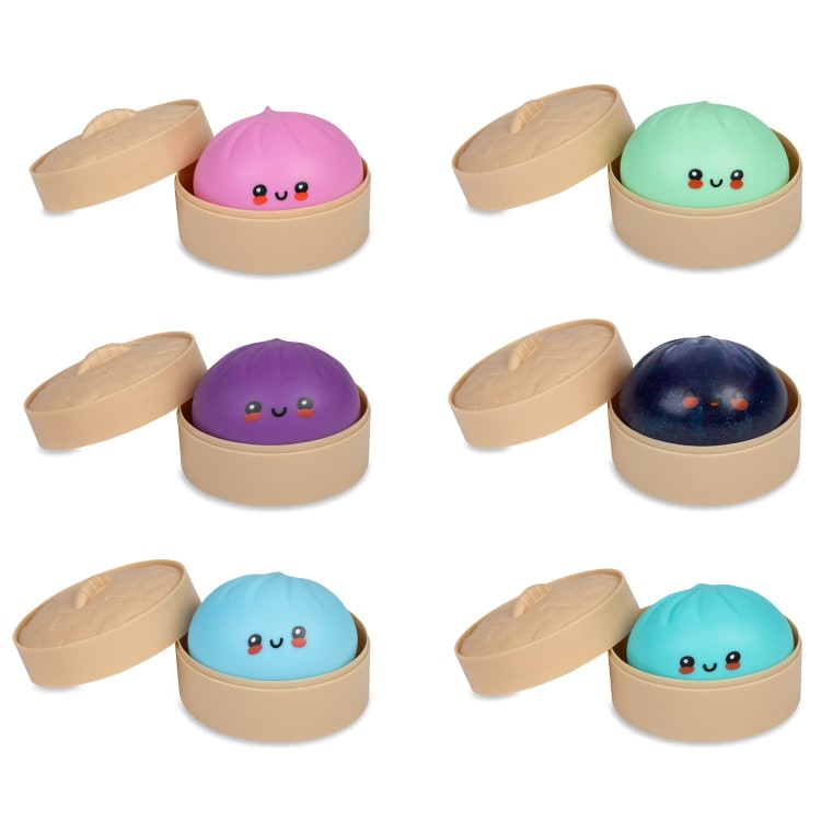 RMS The Original Viral Mystery Squishy Dumpling, Glitter Edition - Single Pack