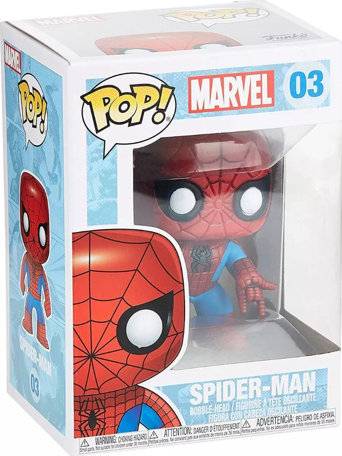 Funko POP! Marvel Bobble Spider-Man - Collectable Vinyl Figure