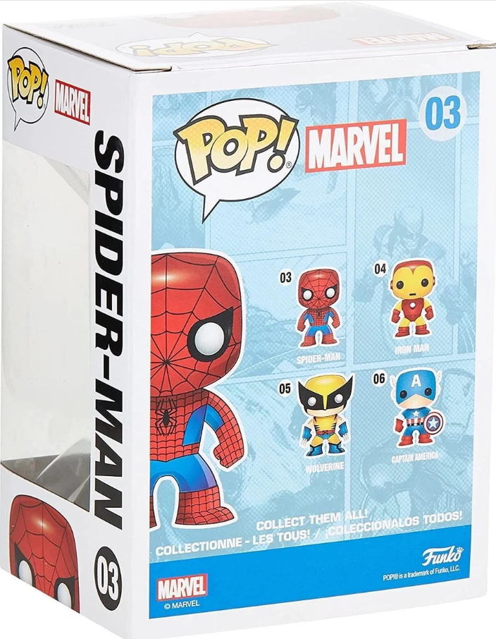 Funko POP! Marvel Bobble Spider-Man - Collectable Vinyl Figure