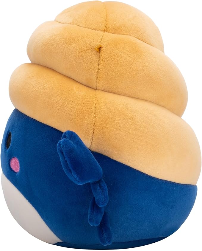 Squishmallow Lenore Blue & Tan Hermit Crab BNWT Squishmallows Plush 7.5 inch