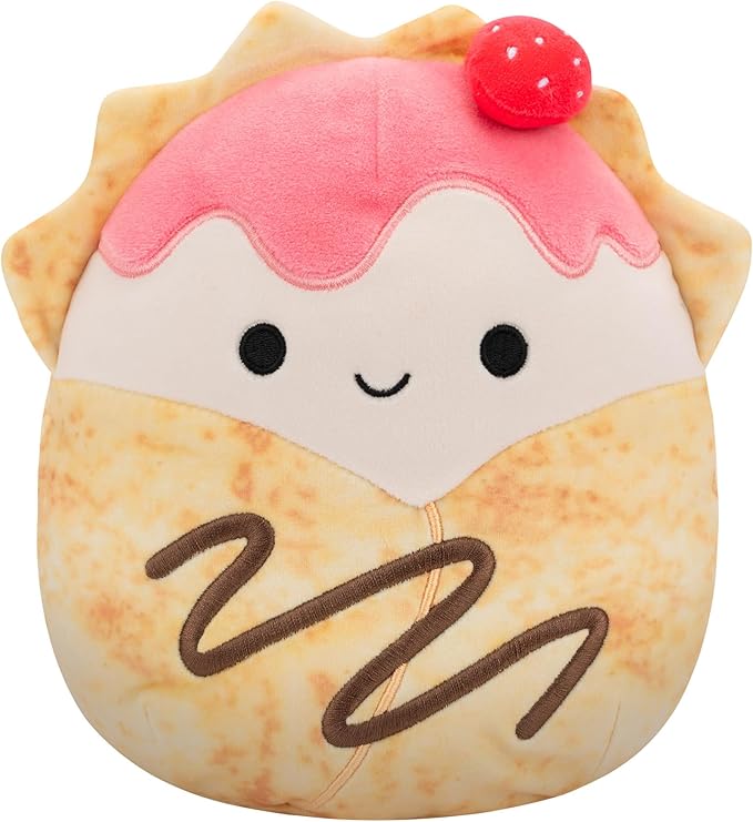 Squishmallows Original 7.5 Inch - Gasten the Strawberry Crepe