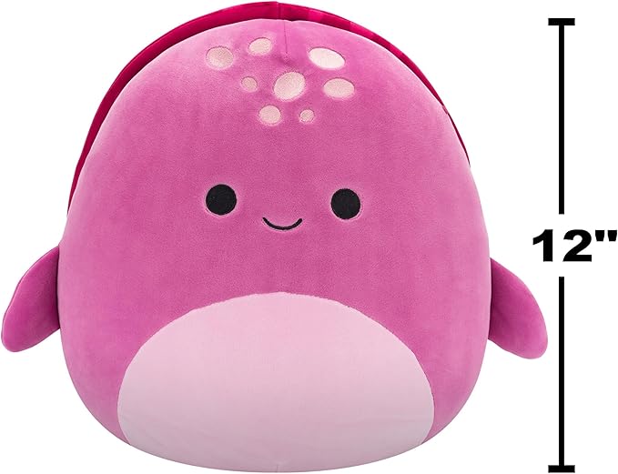 Squishmallows Original 12 Inch - Tudor the Maroon Turtle