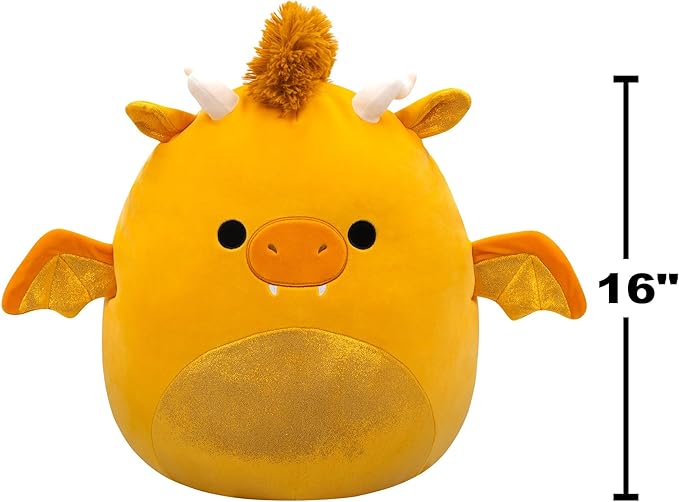 Squishmallows Original 16 Inch - Mister the Gold Dragon