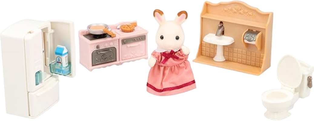 Sylvanian Families Playful Starter Furniture Set - dollhouse playset 5449