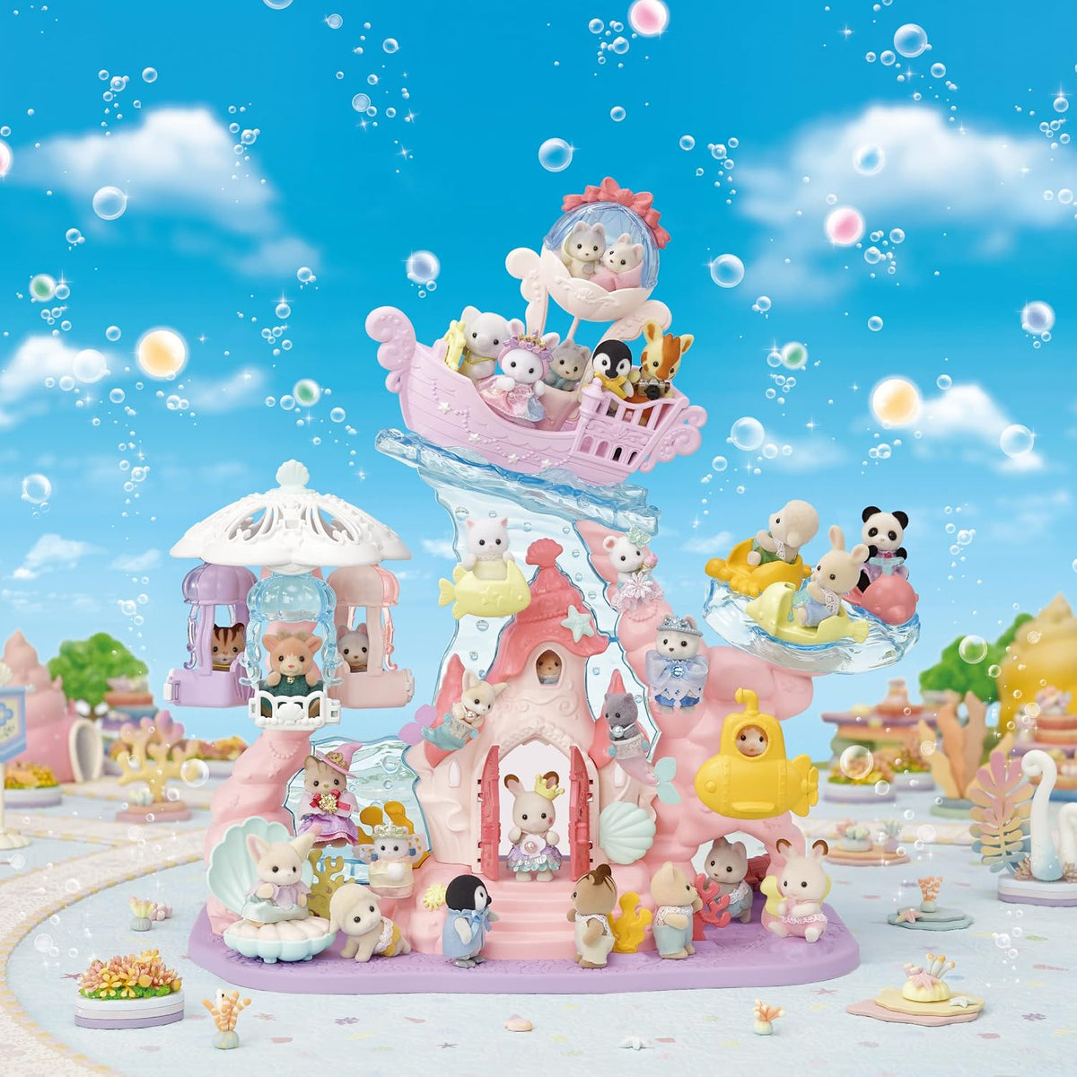 Sylvanian Families: Baby Mermaid Castle, Dollhouse Playset (5715)