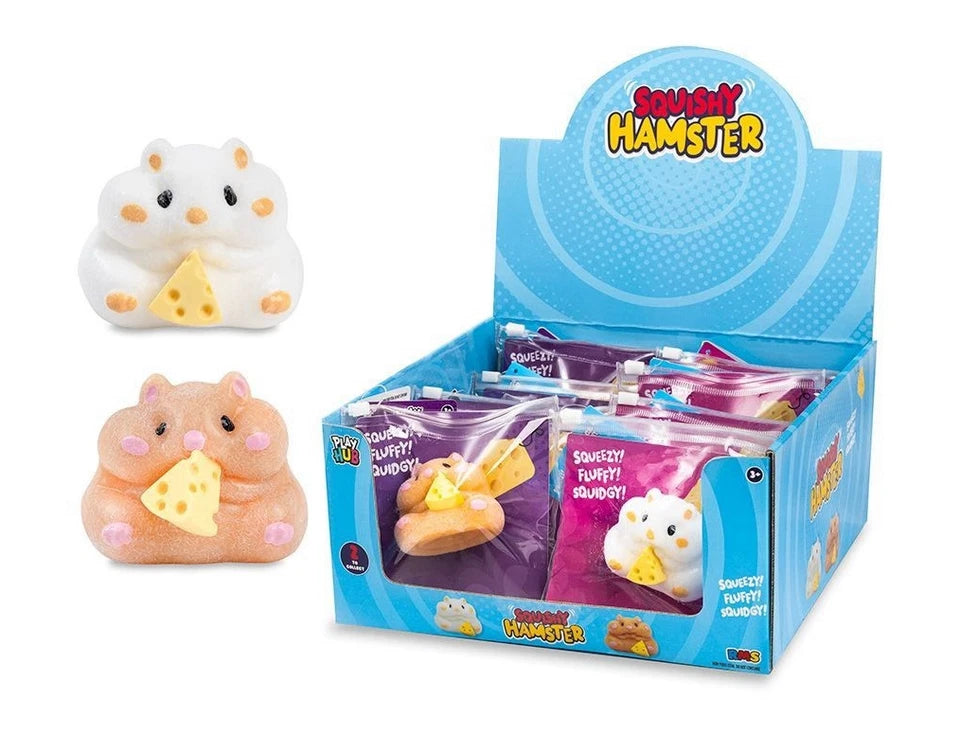 RMS Squishy Hamster With Cheese (2 Colours)