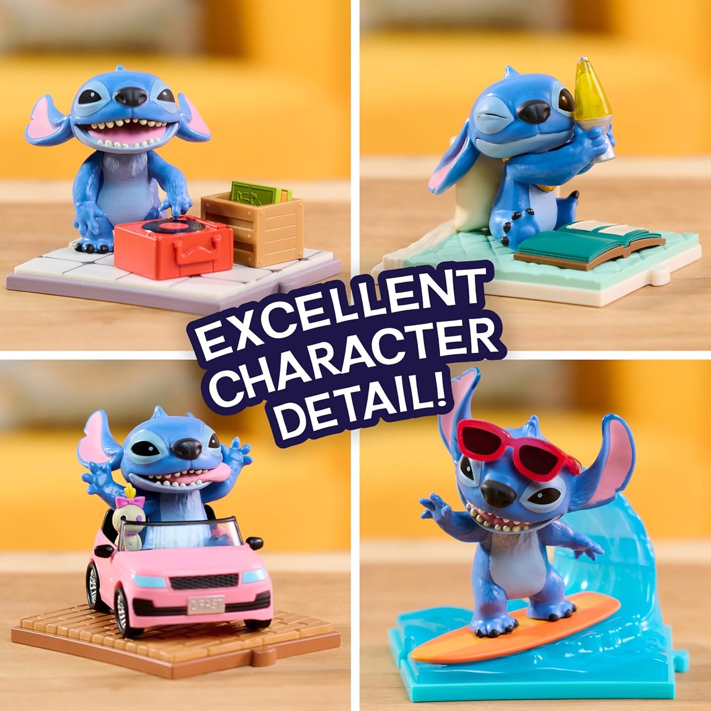 Disney Stitch Live-Action Movie Time 3-inch Collectible Figures, Blind Box Collectible
