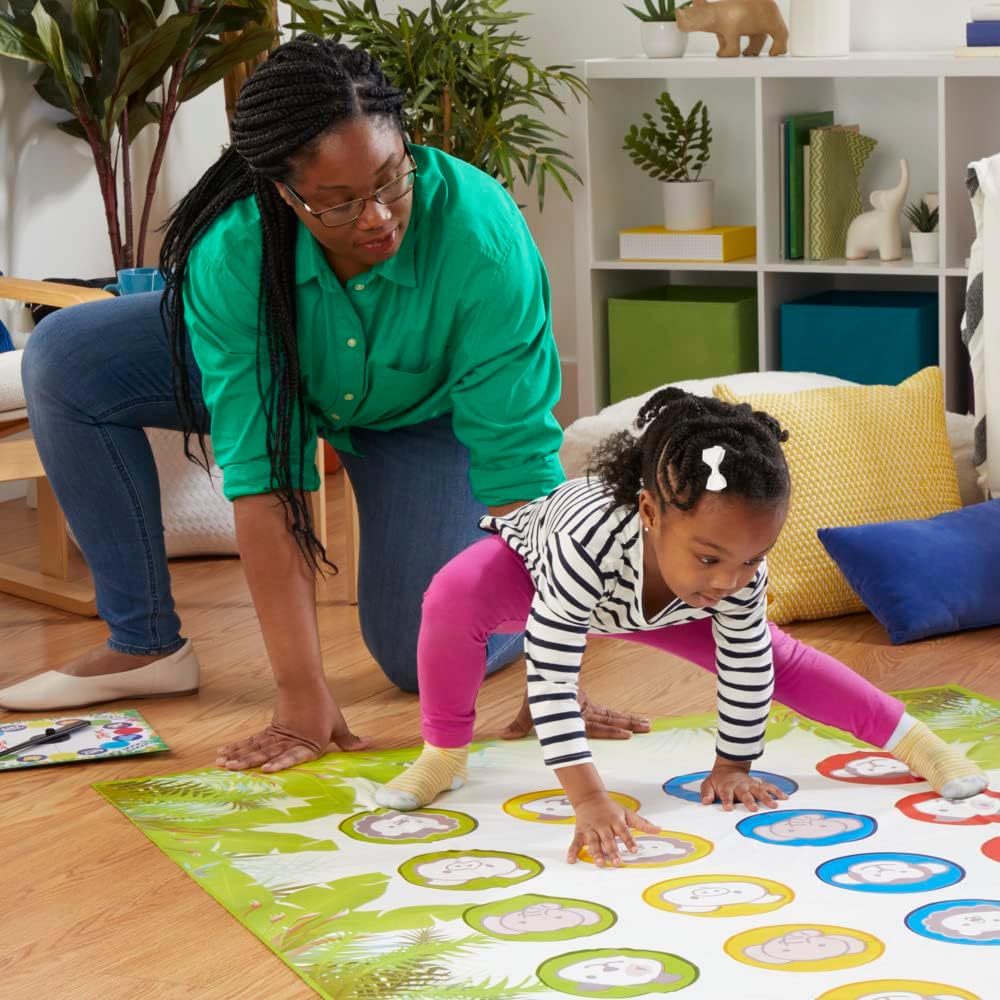Hasbro Gaming Twister Junior, Classic Party Game Reimagined for 3+ Year Olds