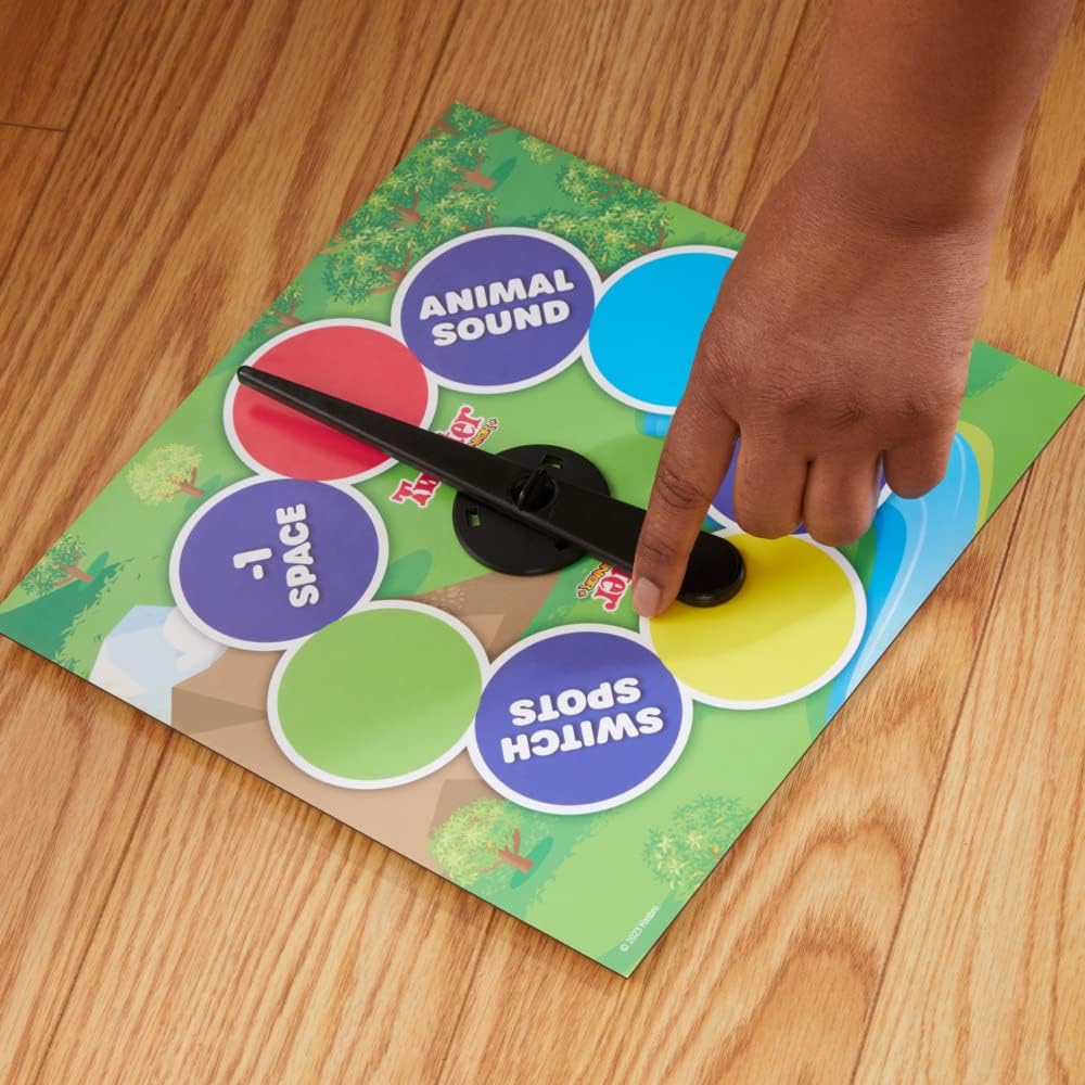 Hasbro Gaming Twister Junior, Classic Party Game Reimagined for 3+ Year Olds