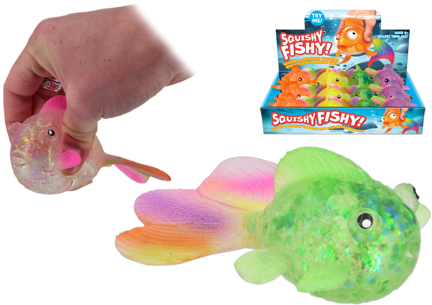 Squishy Fishy - Stress Relief Fidget Toy For Kids