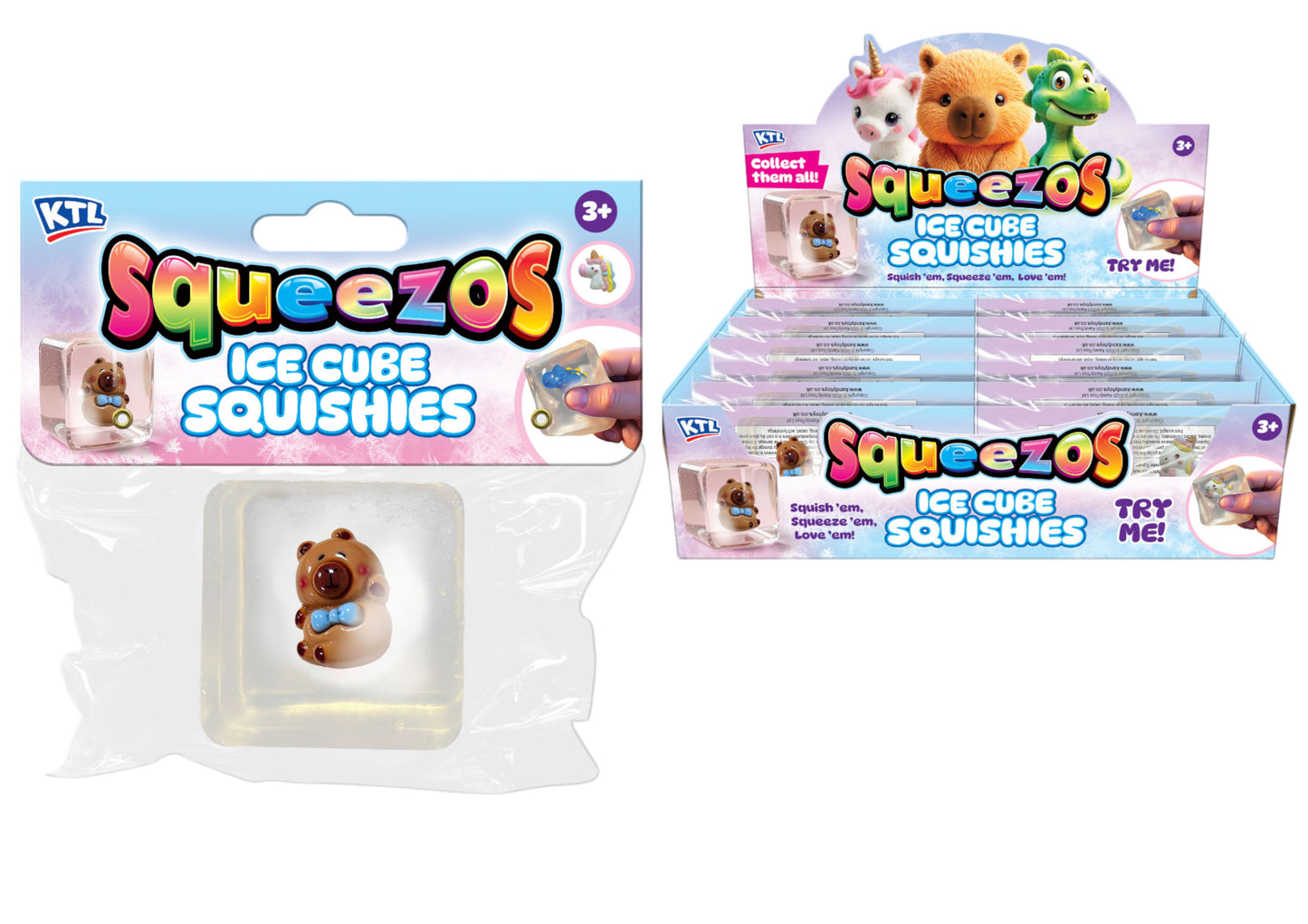 Squeezos: Ice Cube Squishies (1 Single)