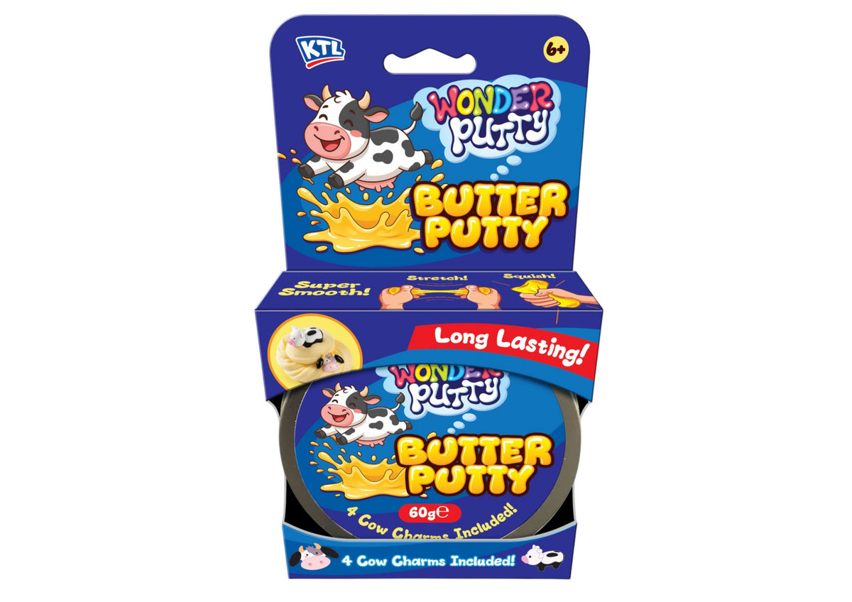 KTL: 60g Wonder Putty, Butter Putty With 4 Charms In Tin Pot - Single Pack