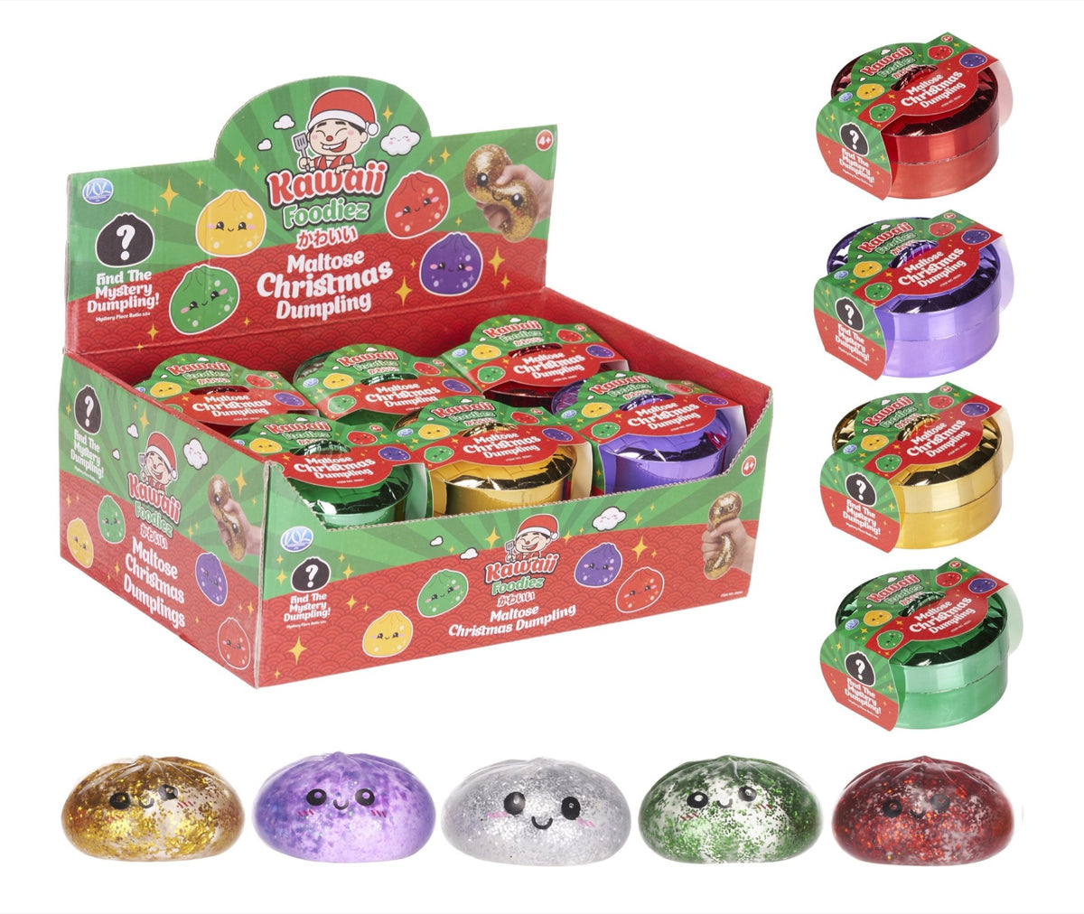 WH: Kawaii Foodiez Maltose Christmas Dumpling - Single Pack