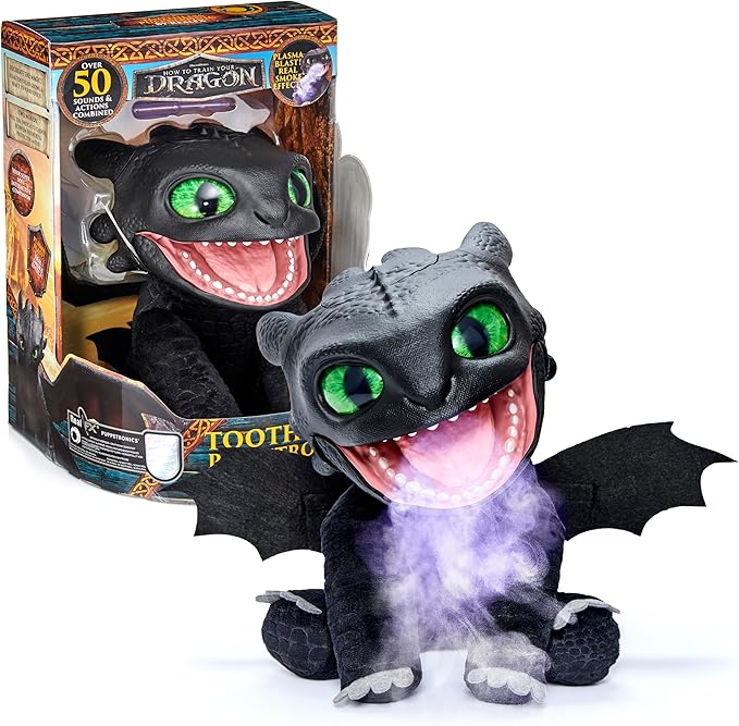 WOW! STUFF HTTYD: Toothless Puppetronic By RealFX
