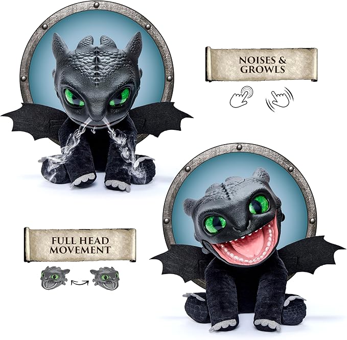 WOW! STUFF HTTYD: Toothless Puppetronic By RealFX