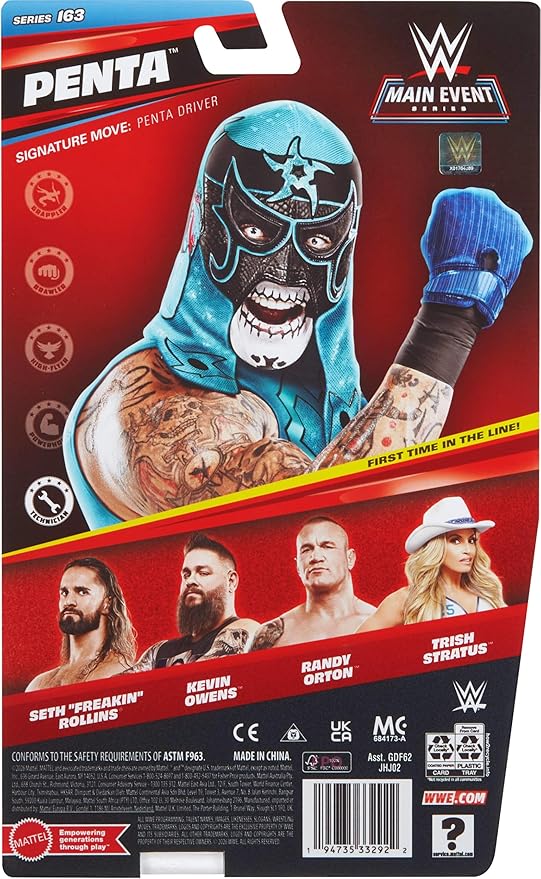Mattel WWE Penta Action Figure, Main Event Series #163