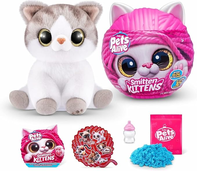 ZURU Pets Alive - Smitten Kittens Cat Mystery Miniature Kitten Figure (Random)
