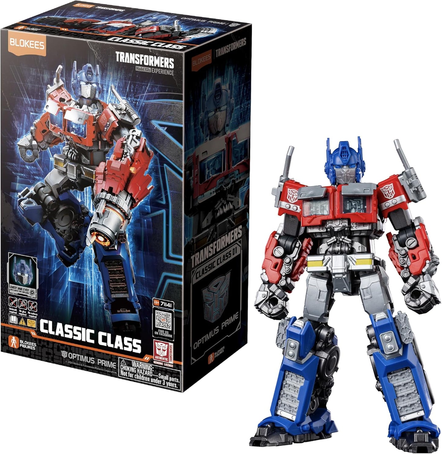 Blokees Transformers Figures - Classic Class 01 Optimus Prime Action Figure