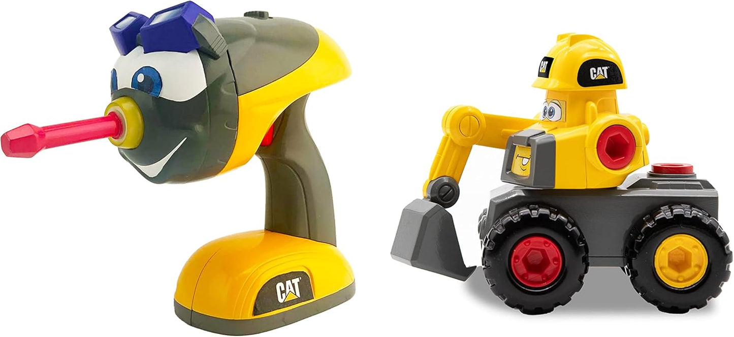 CAT Construction Jr. Crew Fix-It Fleet Toy Excavator