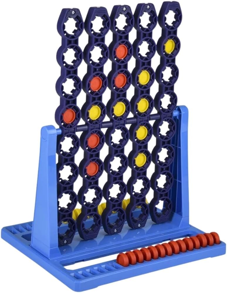 Hasbro Gaming Connect 4 Spin Game, Features Spinning Connect 4 Grid