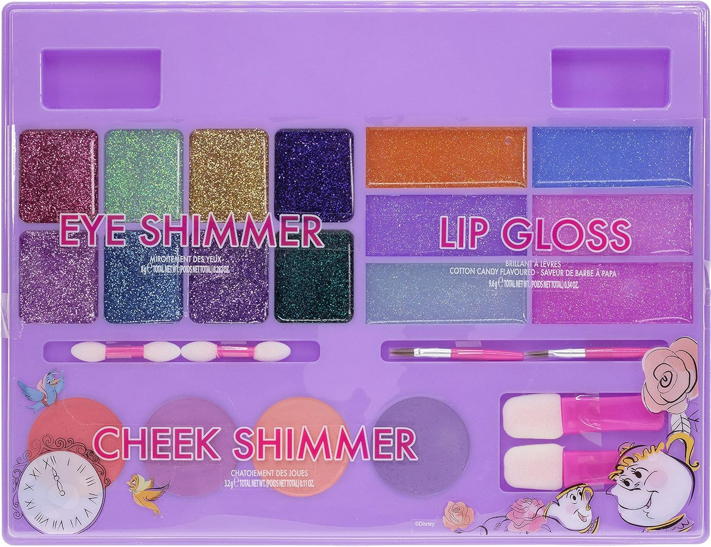 Disney Princess Makeup Set for Kids with Built-in Light & Music