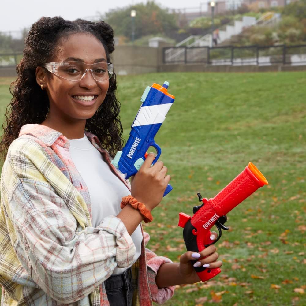 Nerf Fortnite Dual Pack Includes 2 Fortnite Blasters and 6 Nerf Elite Darts